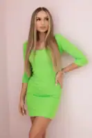 Prigludusi suknelė su iškirpte - spalvų pasirinkimas