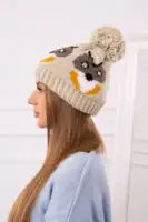 Moteriška kepurė Owl - spalvų pasirinkimas