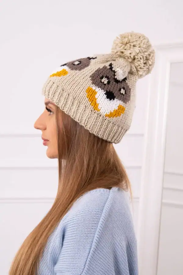 Moteriška kepurė Owl - spalvų pasirinkimas