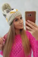 Moteriška kepurė Owl - spalvų pasirinkimas