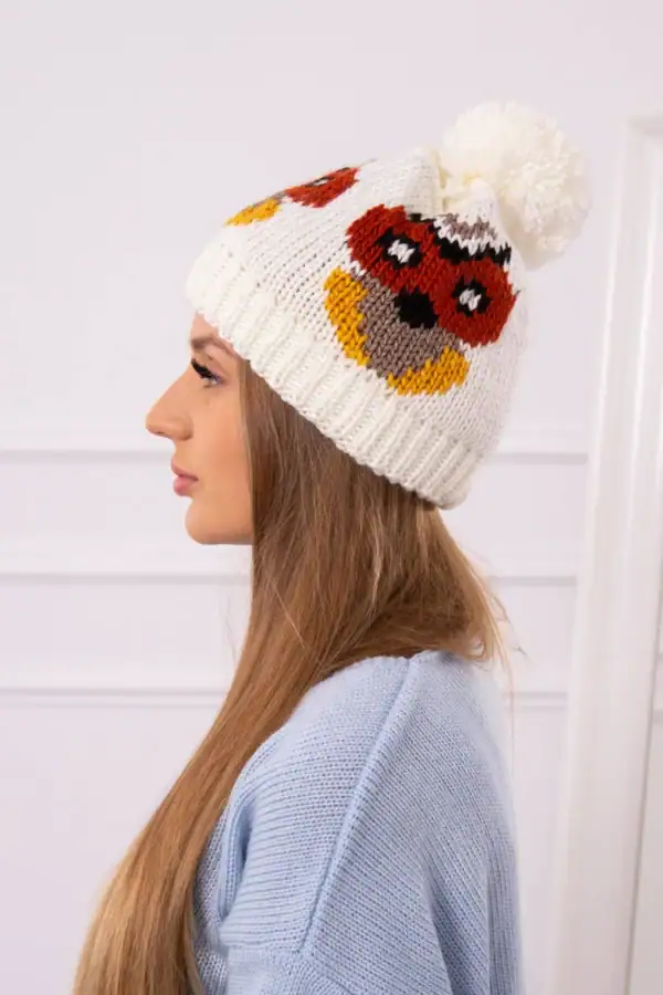 Moteriška kepurė Owl - spalvų pasirinkimas