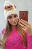 Moteriška kepurė Owl - spalvų pasirinkimas