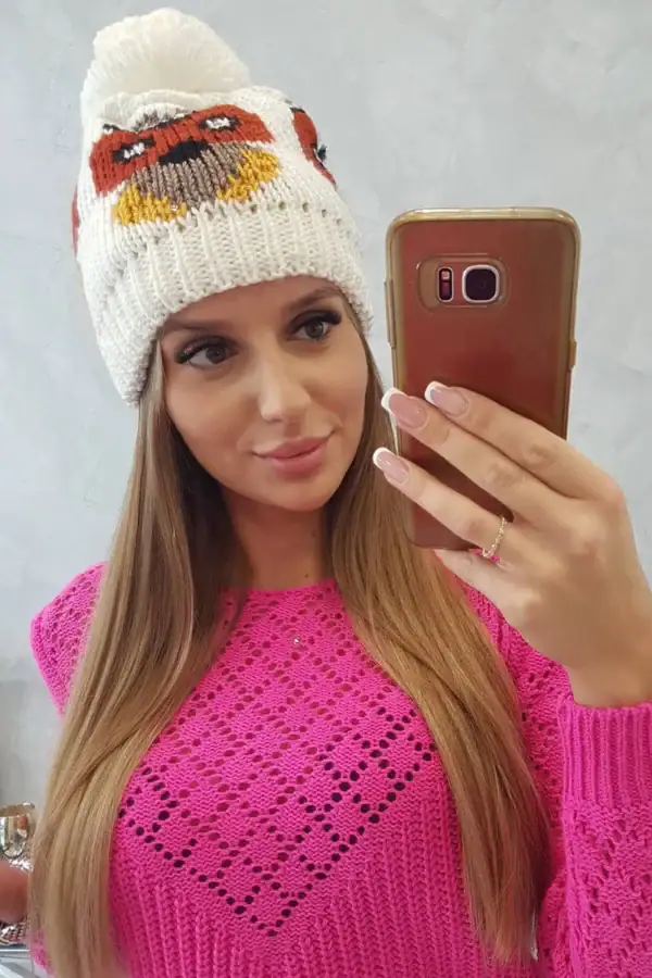 Moteriška kepurė Owl - spalvų pasirinkimas