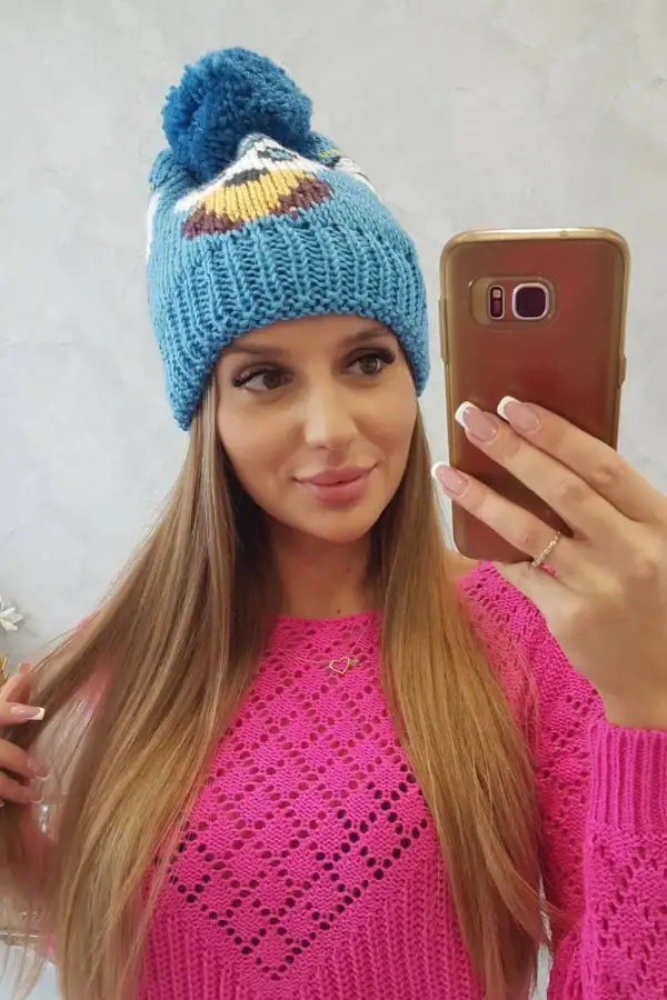 Moteriška kepurė Owl - spalvų pasirinkimas