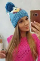 Moteriška kepurė Owl - spalvų pasirinkimas