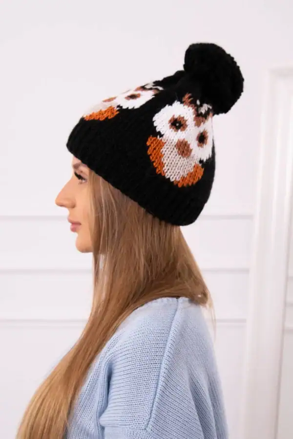 Moteriška kepurė Owl - spalvų pasirinkimas