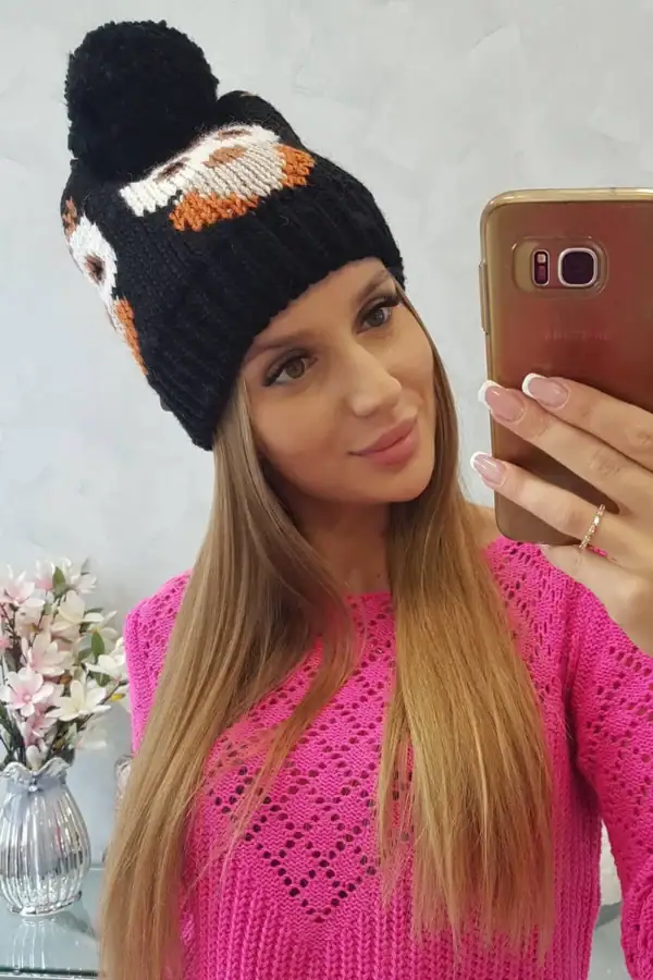 Moteriška kepurė Owl - spalvų pasirinkimas