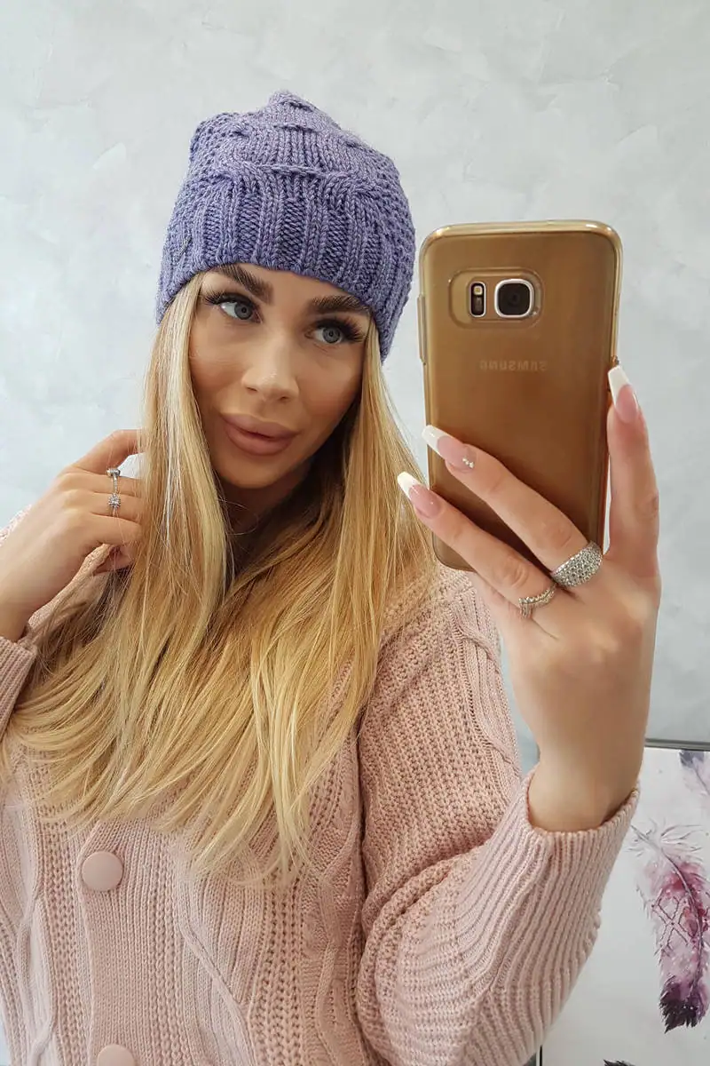 Vilnonė kepurė Karolina - spalvų pasirinkimas