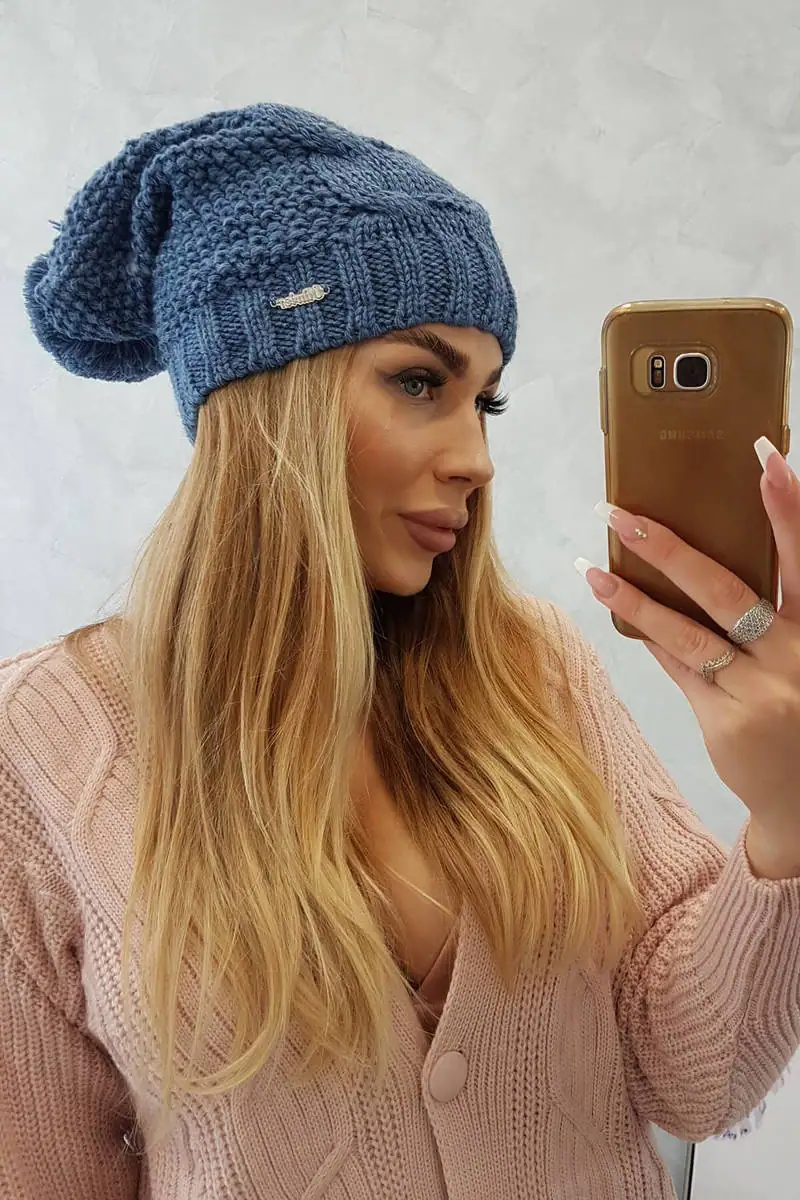 Vilnonė kepurė Karolina - spalvų pasirinkimas