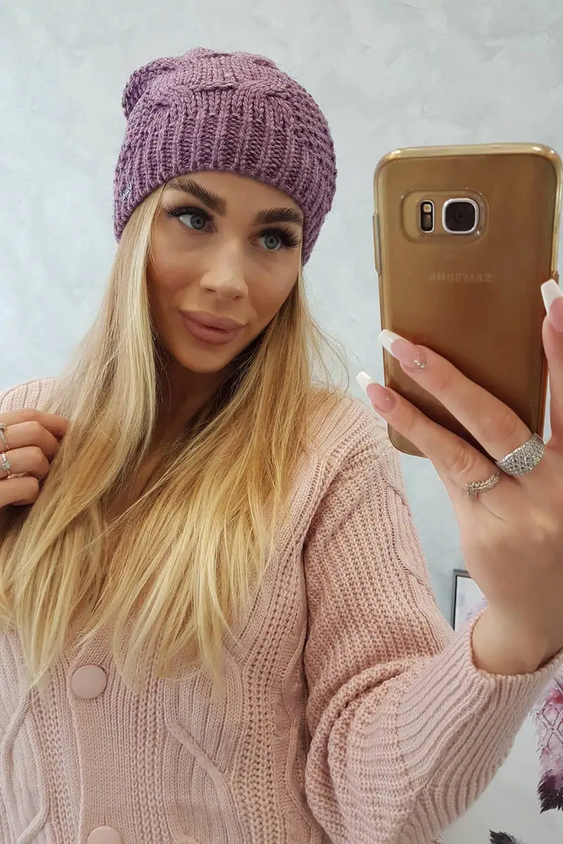 Vilnonė kepurė Karolina - spalvų pasirinkimas