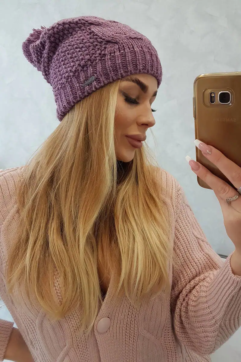 Vilnonė kepurė Karolina - spalvų pasirinkimas