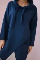 Oversize tunika su voku priekyje - spalvų pasirinkimas