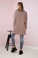 Oversize tunika su voku priekyje - spalvų pasirinkimas