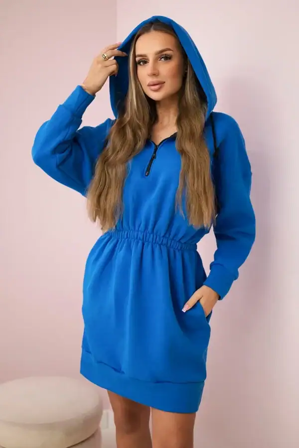 Pašiltinta suknelė su gobtuvu - spalvų pasirinkimas