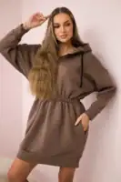 Pašiltinta suknelė su gobtuvu - spalvų pasirinkimas