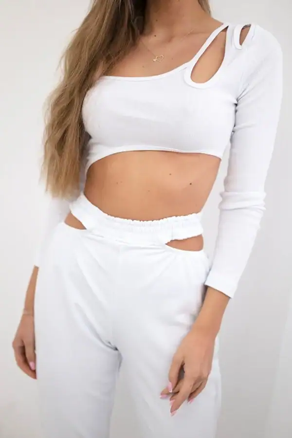 Palaidinės ilgomis rankovėmis ir kelnių komplektas - spalvų pasirinkimas