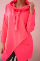 Oversize tunika su voku priekyje - spalvų pasirinkimas