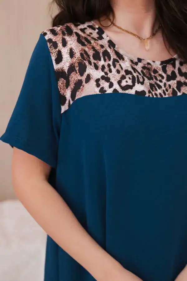 Suknelė su leopardo motyvu - spalvų pasirinkimas