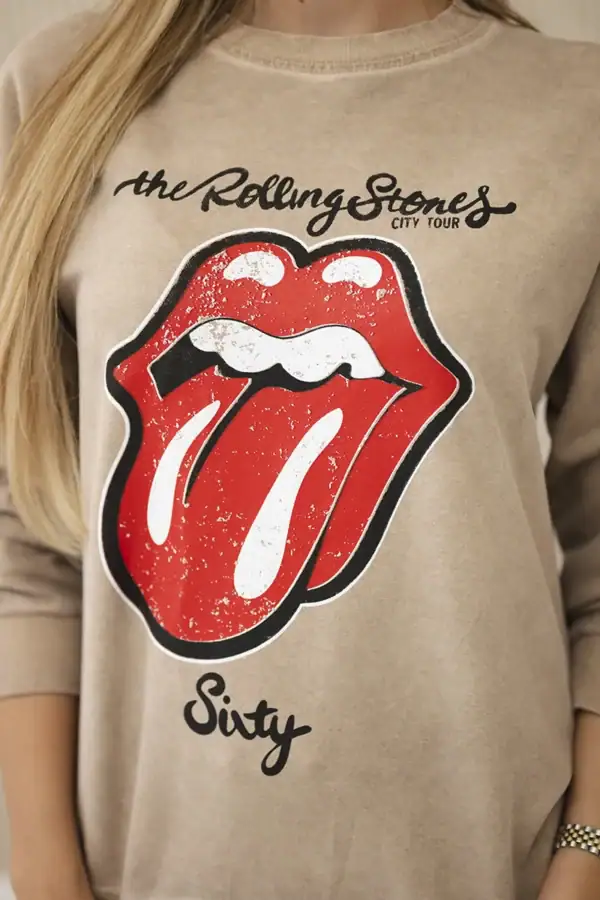 Medvilninis komplektas: džemperis su aplikacija + kelnės - spalvų pasirinkimas