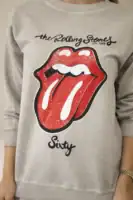 Medvilninis komplektas: džemperis su aplikacija + kelnės - spalvų pasirinkimas