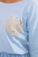 Suknelė su su blizgančia kišene - spalvų pasirinkimas