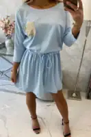 Suknelė su su blizgančia kišene - spalvų pasirinkimas