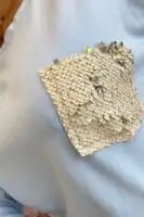 Suknelė su su blizgančia kišene - spalvų pasirinkimas