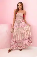 Maxi ilgio viskozės suknelė su petnešėlėmis ir elastine juosta - spalvų pasirinkimas