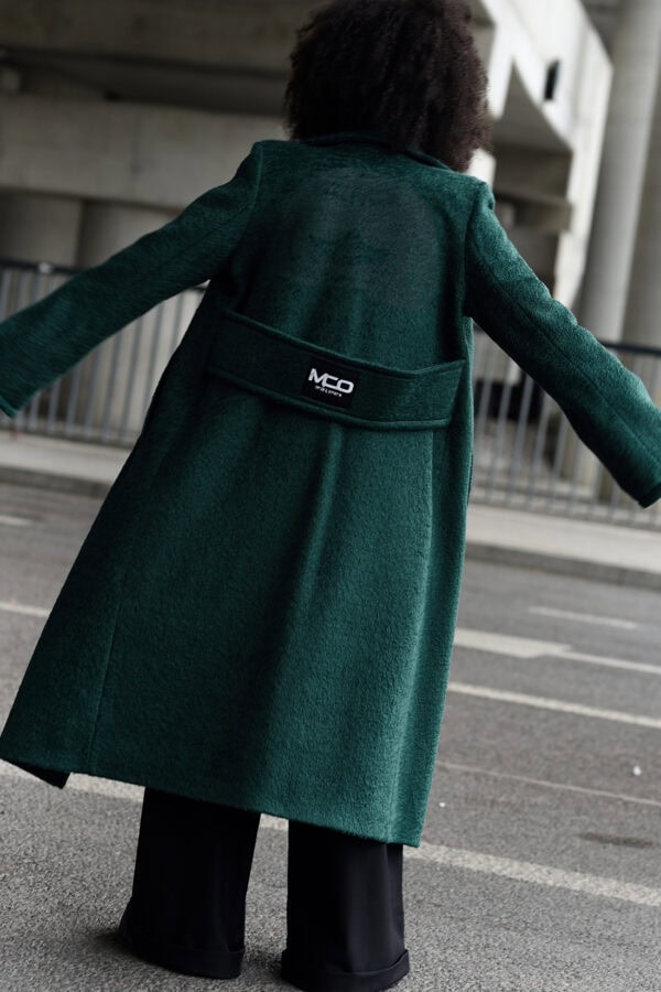 Žalios spalvos paltas The City – Miss City