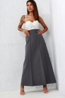 Pilkos spalvos sijonas Waterfall – Miss City