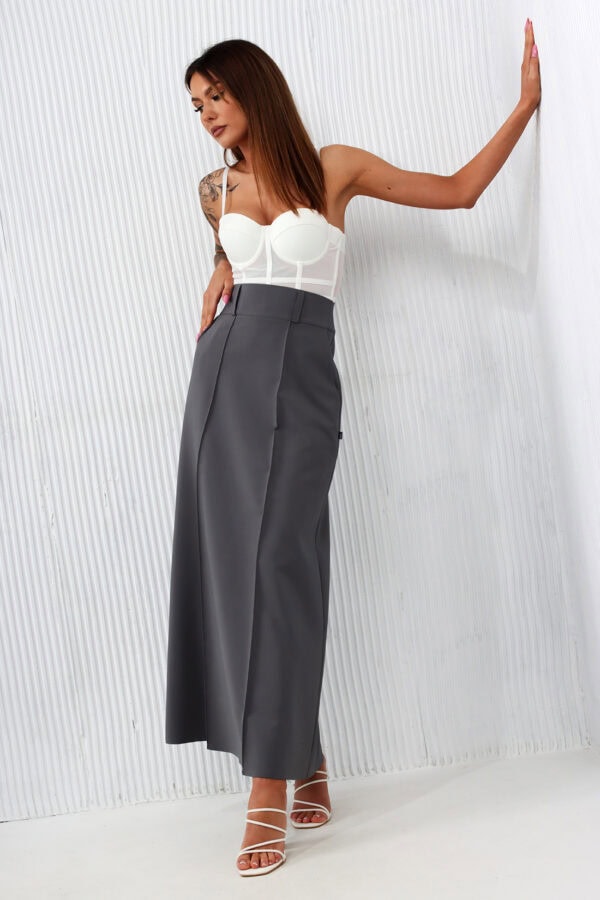 Pilkos spalvos sijonas Waterfall – Miss City