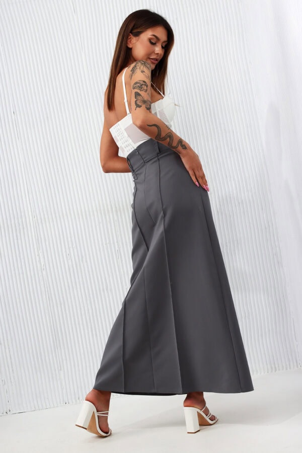 Pilkos spalvos sijonas Waterfall – Miss City