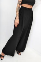 Juodos spalvos kelnės Loreen – Miss City