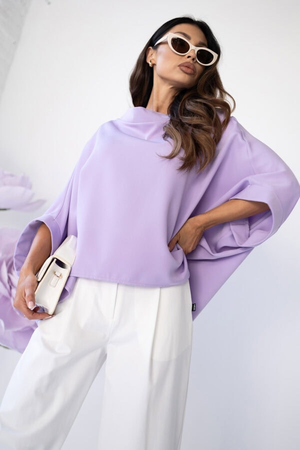 Violetinės spalvos palaidinė Kimono – Miss City