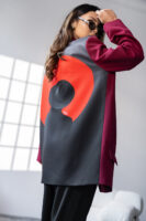 Sodrios rožinės spalvos palaidinė Kimono – Miss City