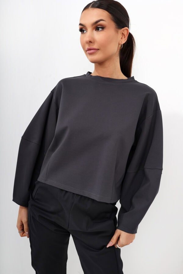 Grafito spalvos palaidinė Lori – Miss City