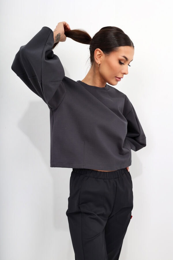 Grafito spalvos palaidinė Lori – Miss City