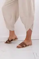 Plačios kelnės su kišenėmis - spalvų pasirinkimas