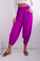 Plačios kelnės su kišenėmis - spalvų pasirinkimas