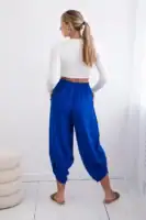 Plačios kelnės su kišenėmis - spalvų pasirinkimas