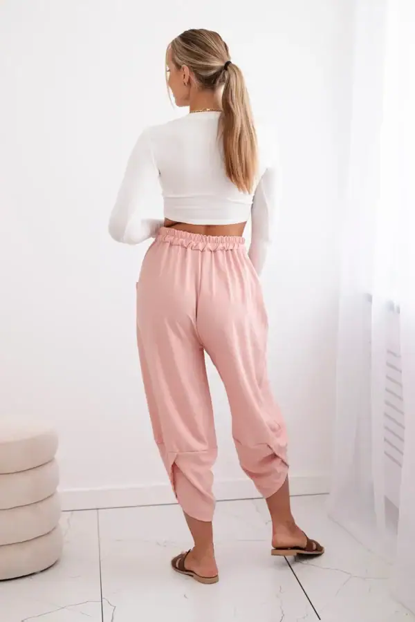 Plačios kelnės su kišenėmis - spalvų pasirinkimas