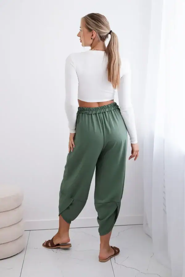 Plačios kelnės su kišenėmis - spalvų pasirinkimas