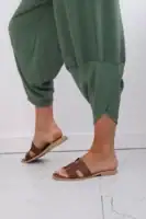 Plačios kelnės su kišenėmis - spalvų pasirinkimas