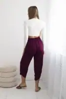 Plačios kelnės su kišenėmis - spalvų pasirinkimas