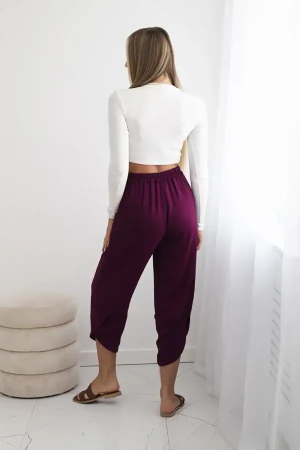 Plačios kelnės su kišenėmis - spalvų pasirinkimas