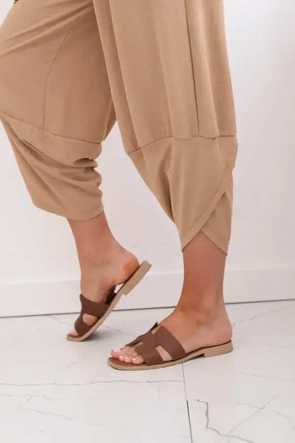 Plačios kelnės su kišenėmis - spalvų pasirinkimas