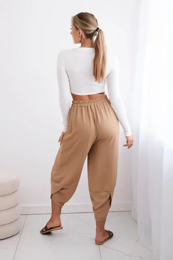 Plačios kelnės su kišenėmis - spalvų pasirinkimas