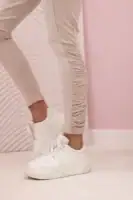 Kelnės su raukiniais šonuose - dvi spalvos