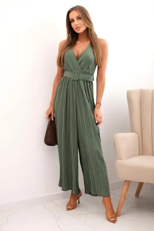 Plisuotas viskozės kombinezonas - spalvų pasirinkimas