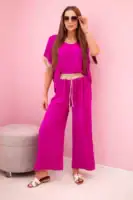 Viskozės komplektas su auksiniu apvadu - spalvų pasirinkimas